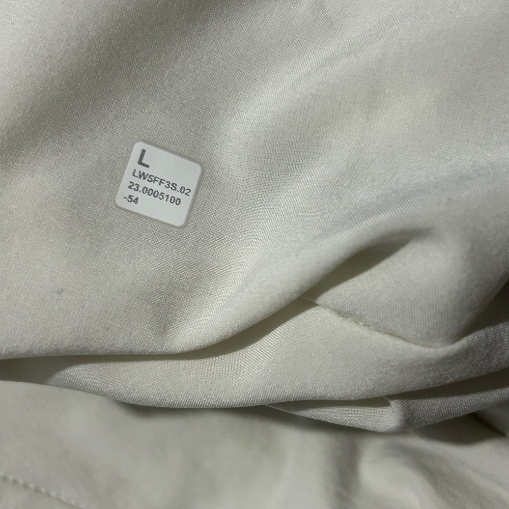 COPY 🍋 Lululemon Stretch Woven Wide-Leg High-Rise Pant, Bone, size L - Picture 10 of 14